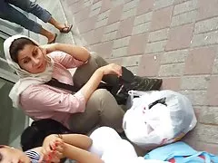 Космат японски възрастни прецака от млад мъж